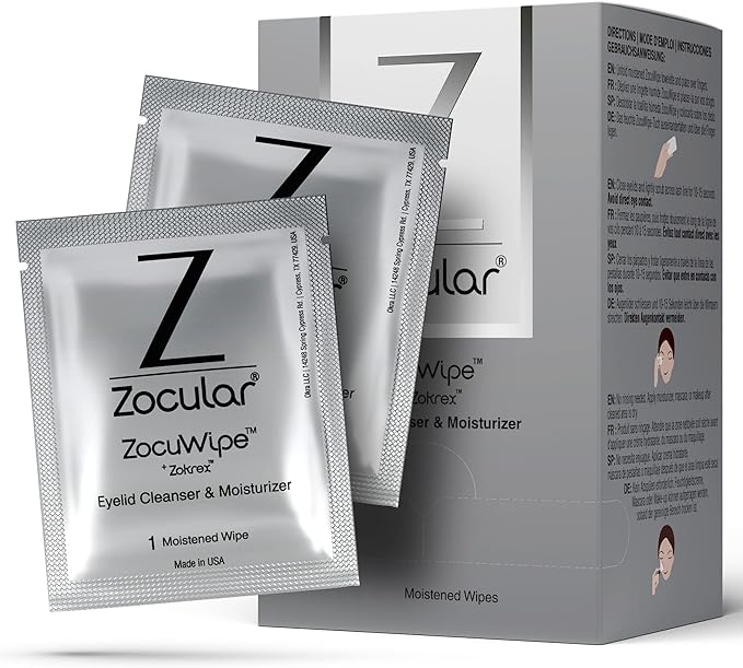 Zocuwipe Eyelid Wipes