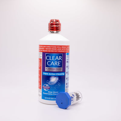 Clear Care triple action bottle