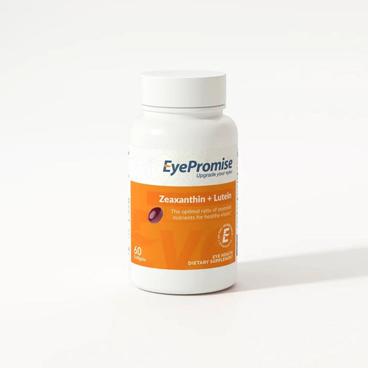 Peeq Pro - EyePromise supplement bottle on a white background