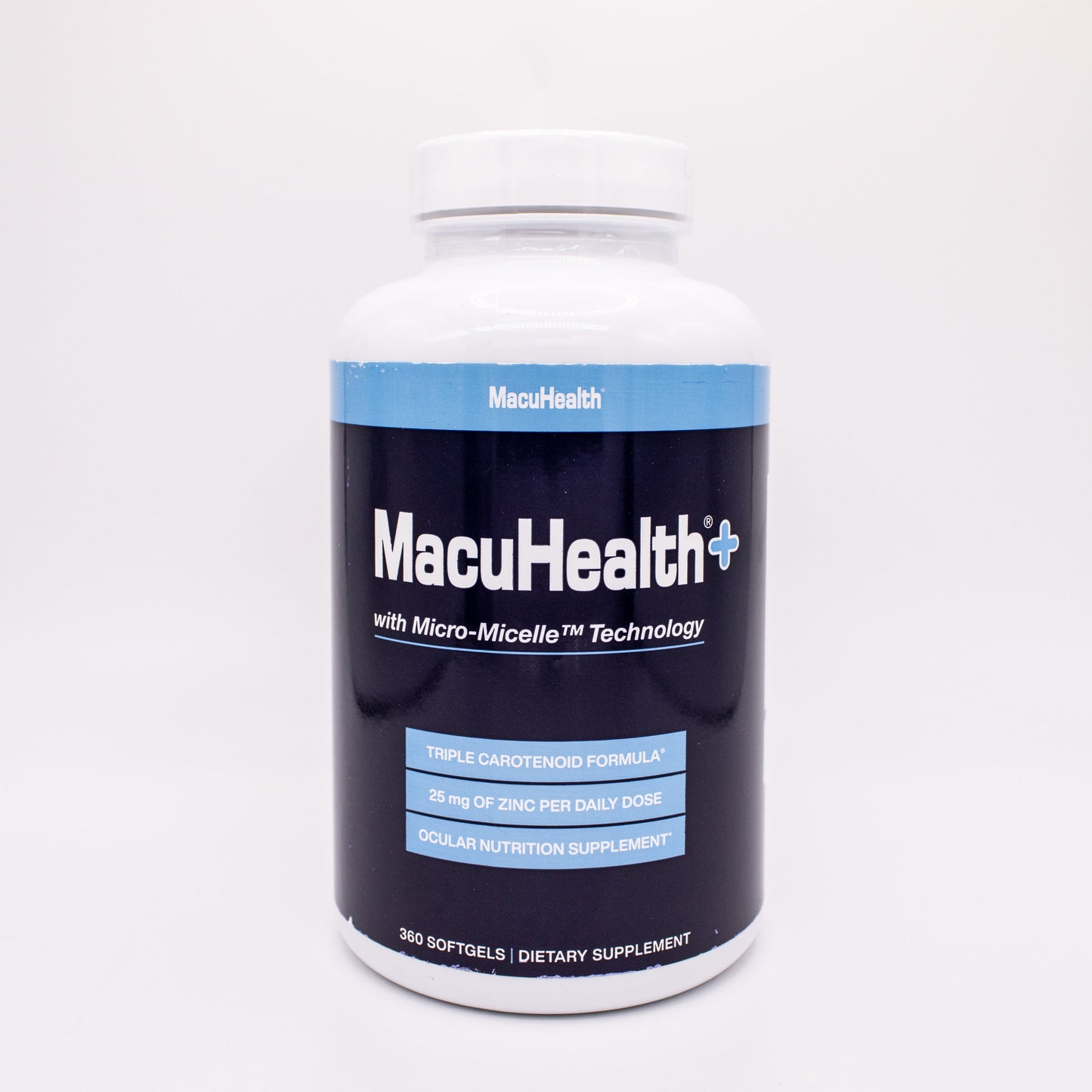 MacuHealth Plus+ Eye Supplement for Adults - Meso-Zeaxanthin, Lutein & Zeaxanthin, (1 Month Supply)