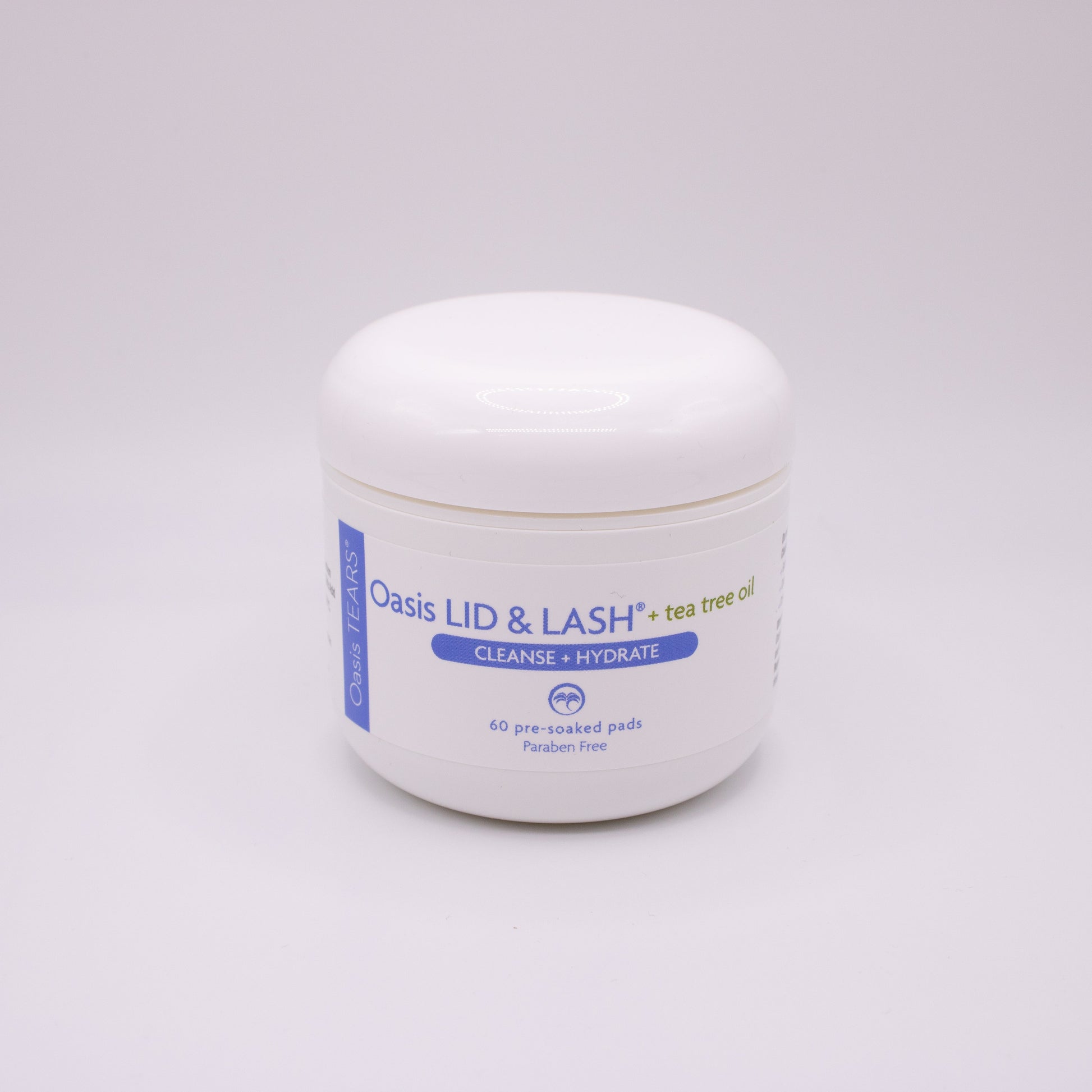 Oasis Lid & Lash container on a white background