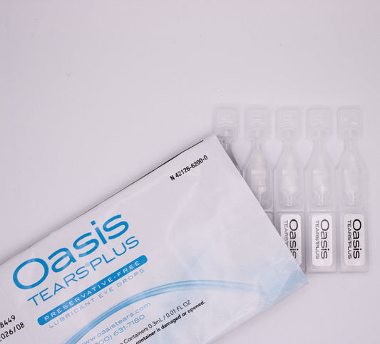Oasis Tears Plus box with vials