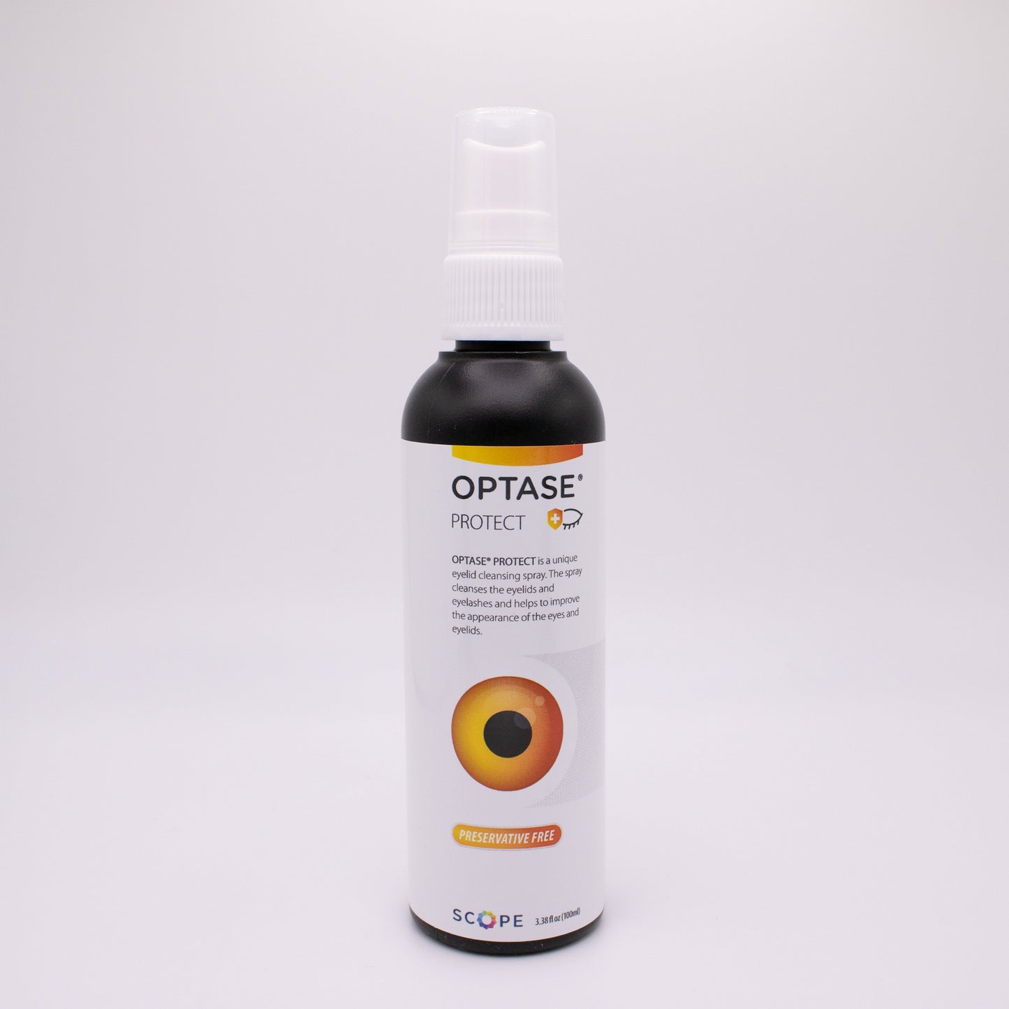 Optase protect Spray on a white background