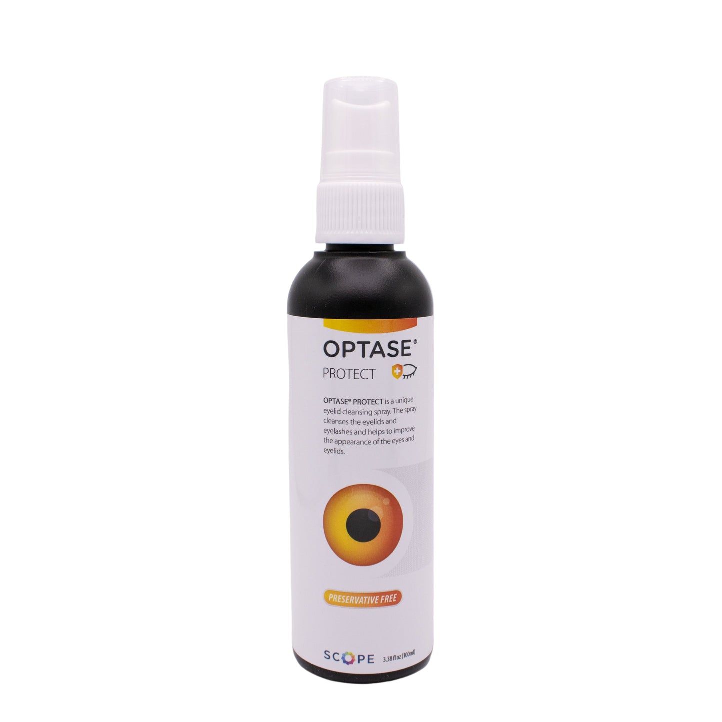 Optase protect Spray on a white background