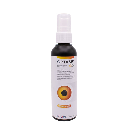 Optase protect Spray on a white background