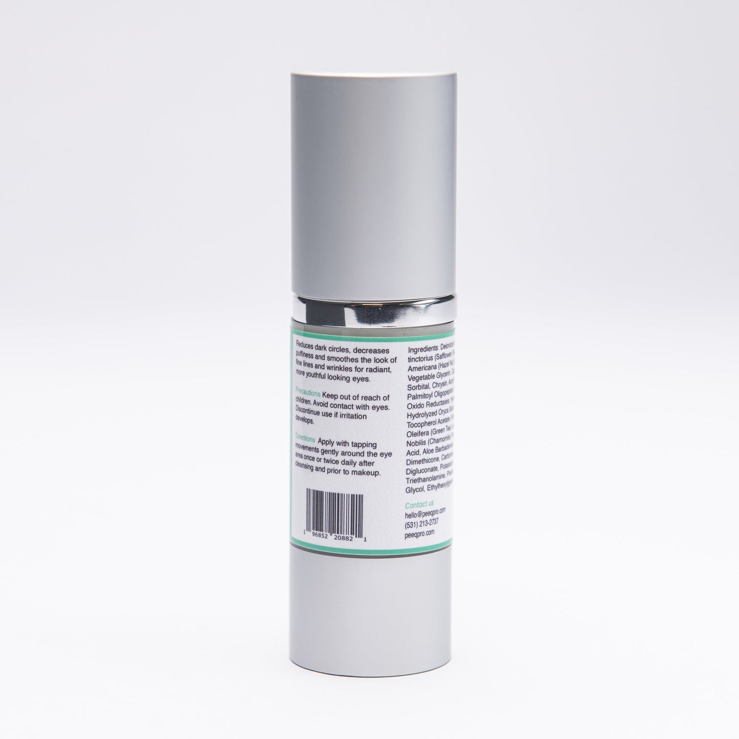 Peeq Peptide Cream label