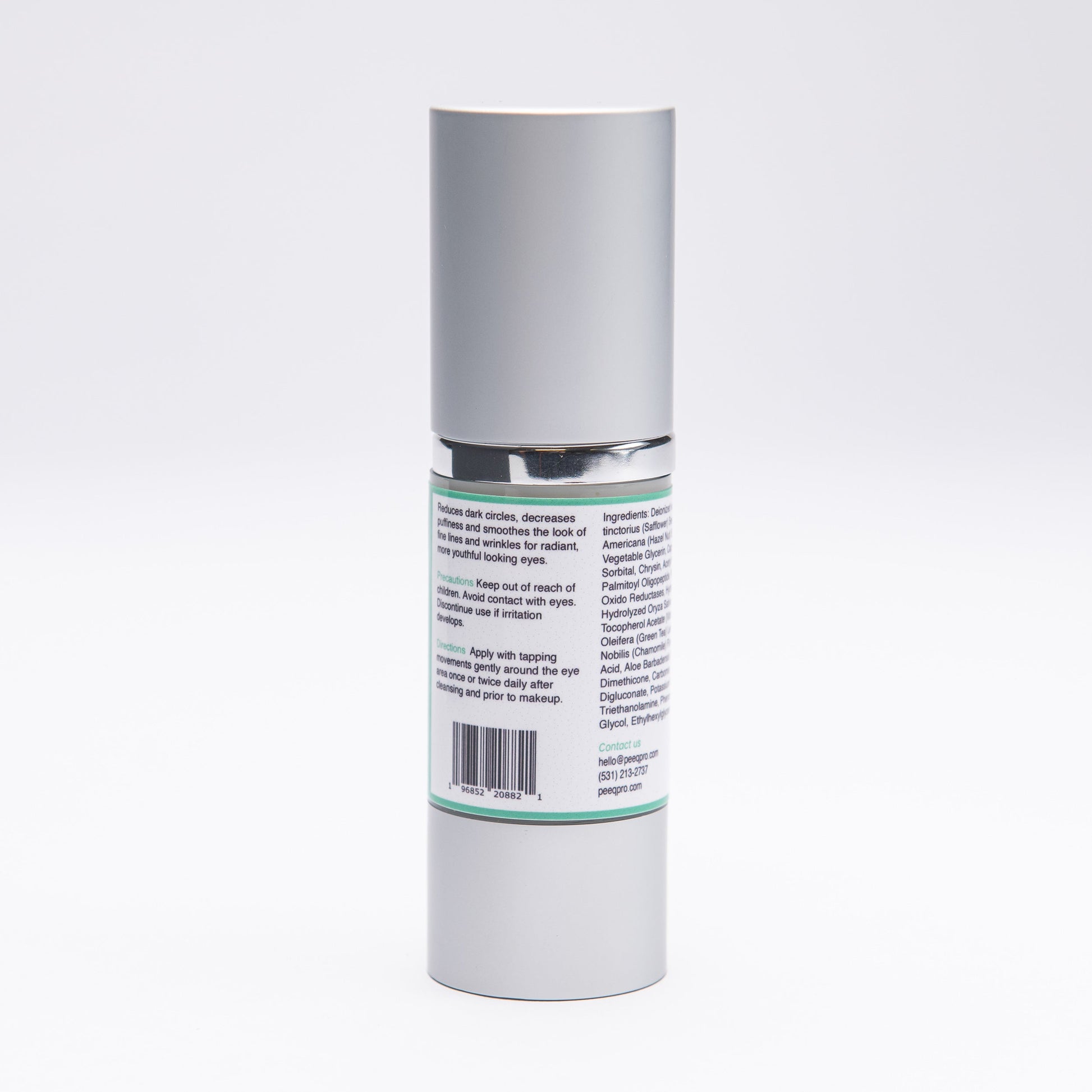 Peeq Peptide Cream label