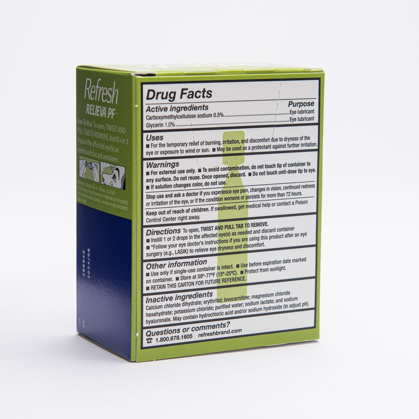 Refresh Relieva PF Lubricant Eye Drops - 30 Vials