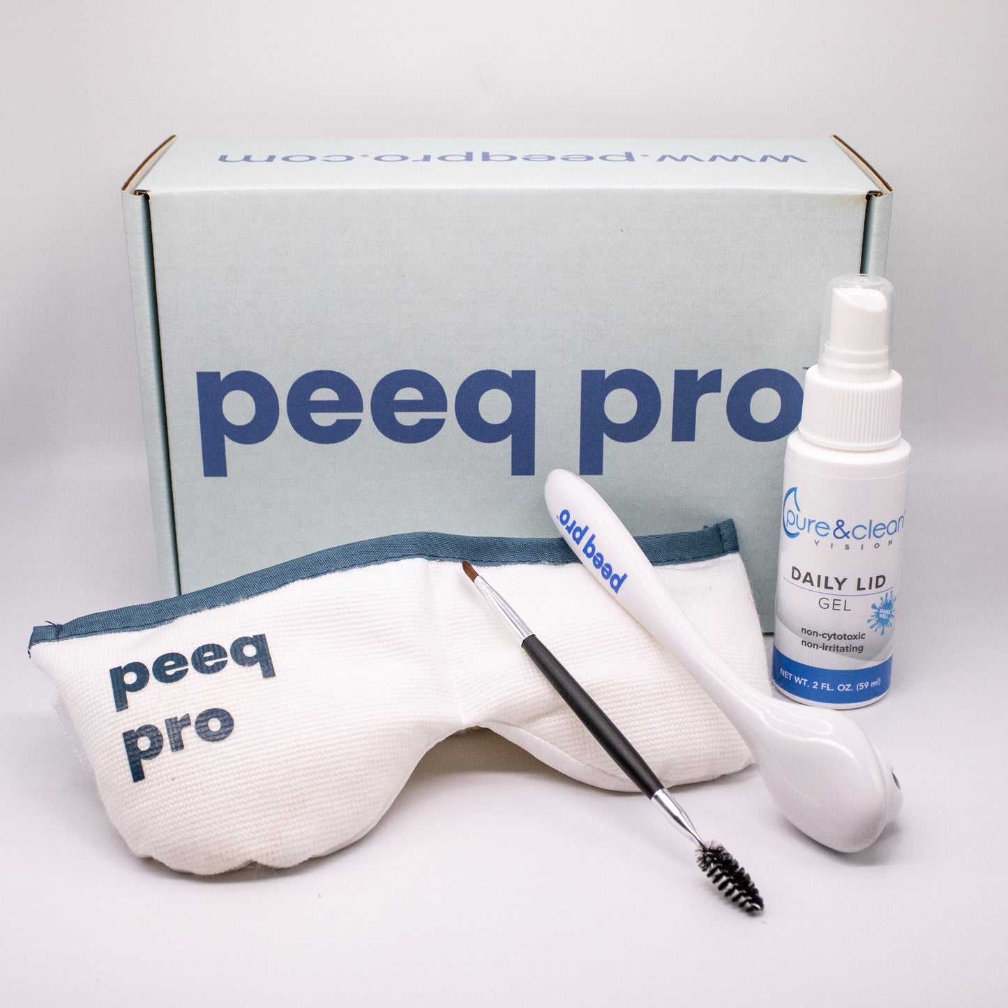 Peeq False Eyelash Care Box, box with products