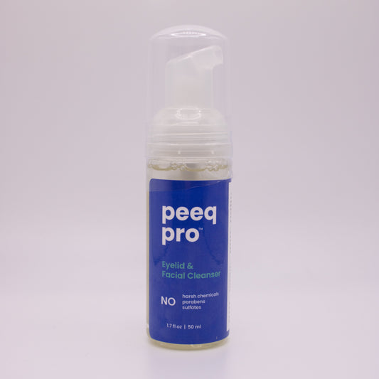 Peeq Pro Foaming Eyelid and Facial Cleanser