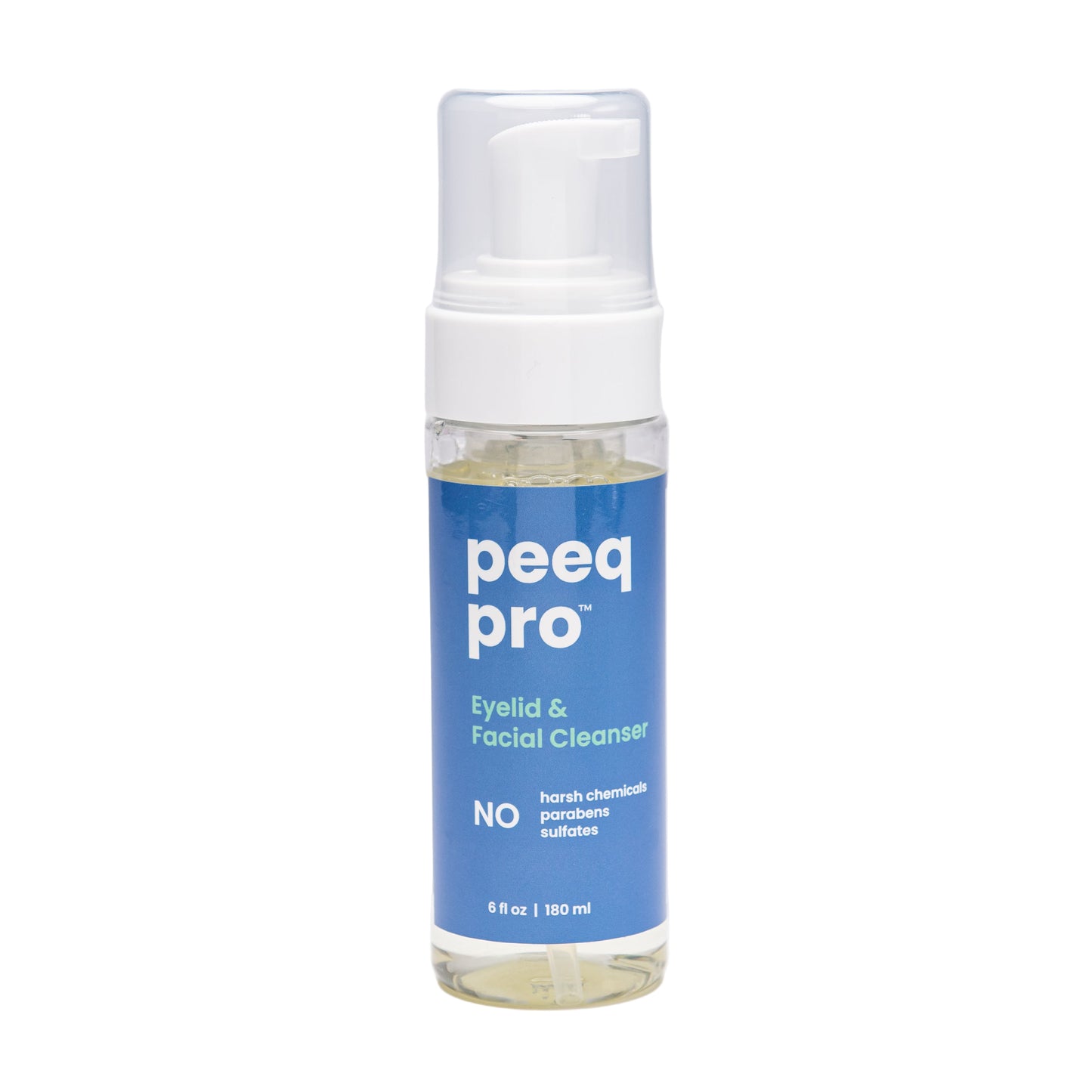Foaming Eyelid and Facial Cleanser for Better Eye Hygiene and Dry Eye Symptom Treatment Makeup Remover 180ml