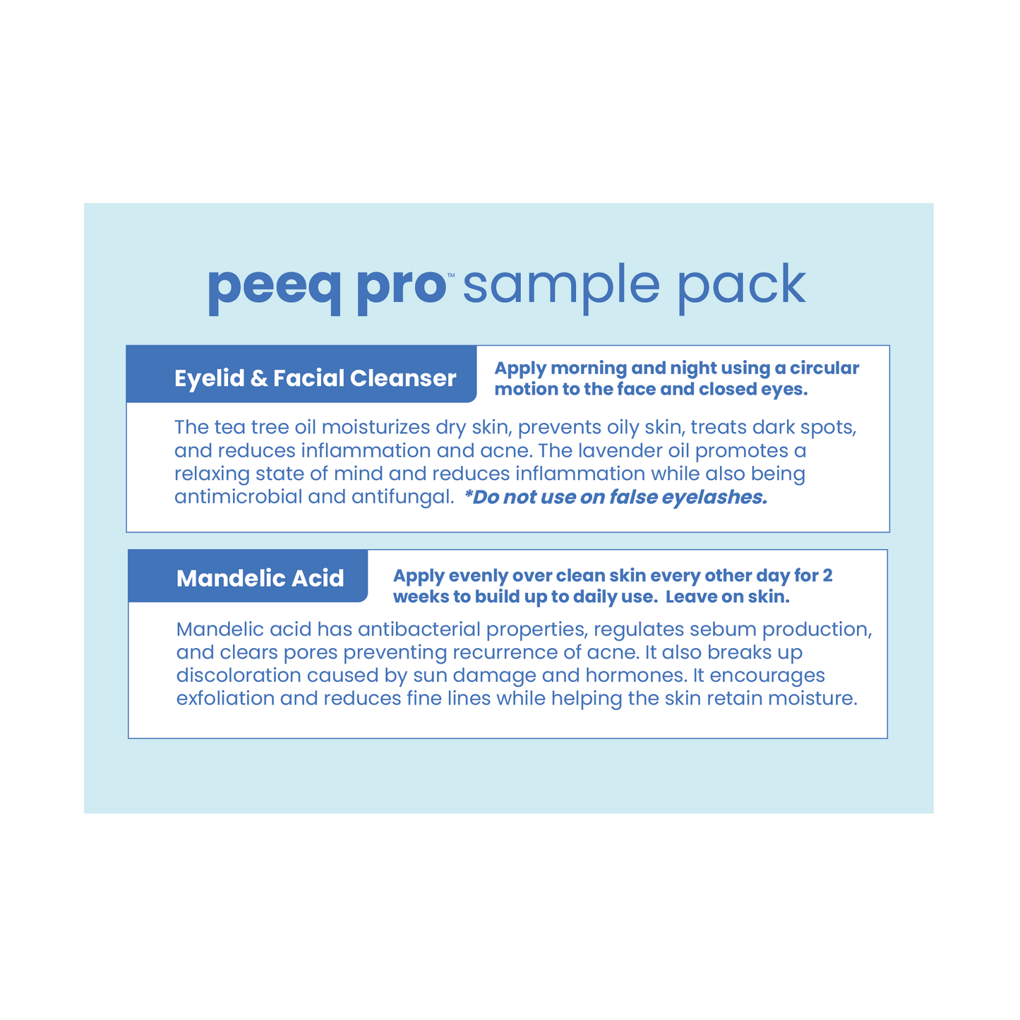 Skin Care Sample Kit