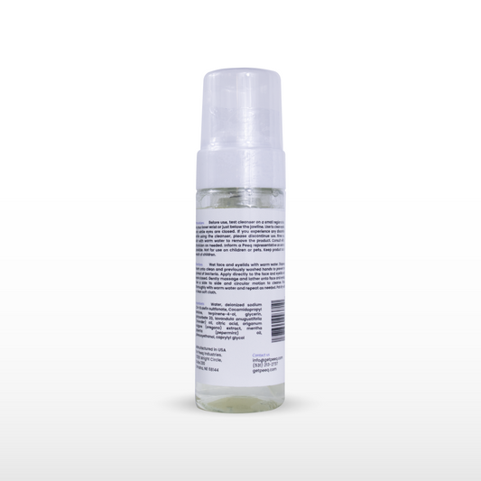 Peeq Pro Sensitive Skin Foaming Eyelid and Facial Cleanser