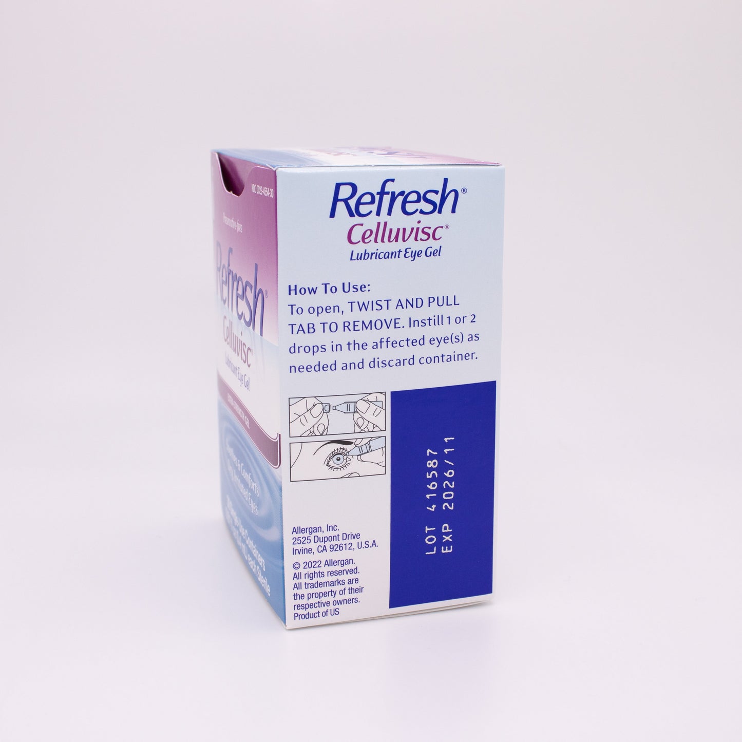 Refresh Celluvisc Lubricant Eye Gel (30 vials)