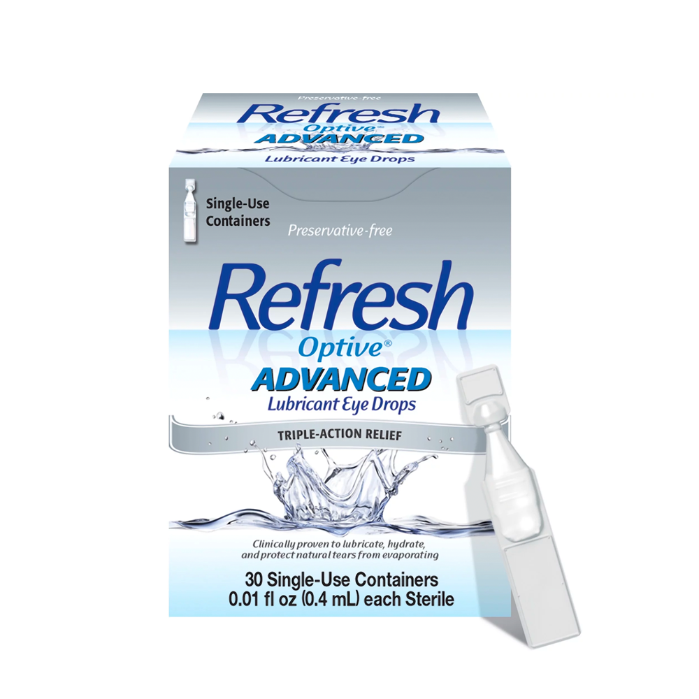 Refresh Optive Advanced Lubricant Eye Drops (PF) - 30 vials