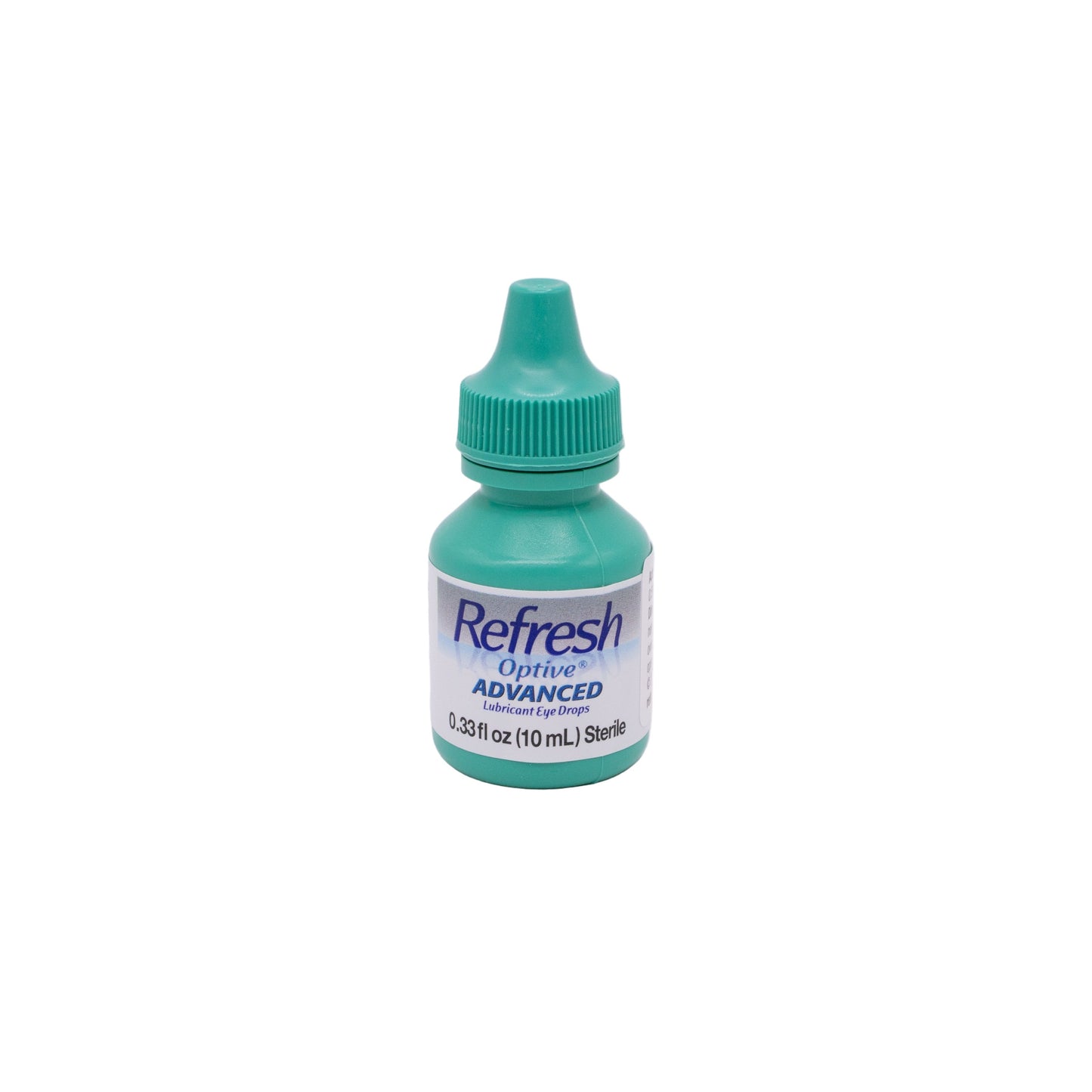 Bottle of Refresh optive advanced eye drops