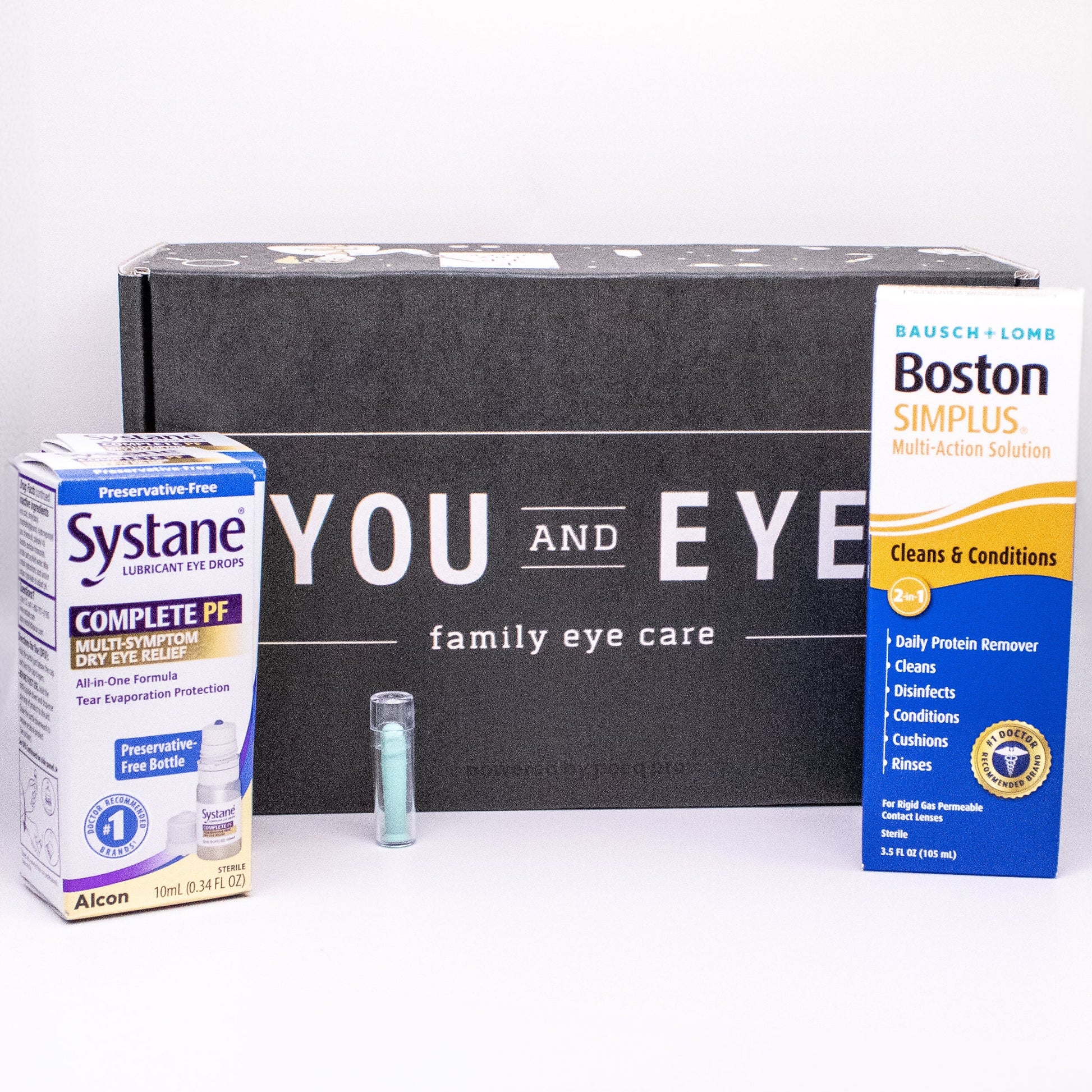 You and Eye Custom OrthoK Box with products