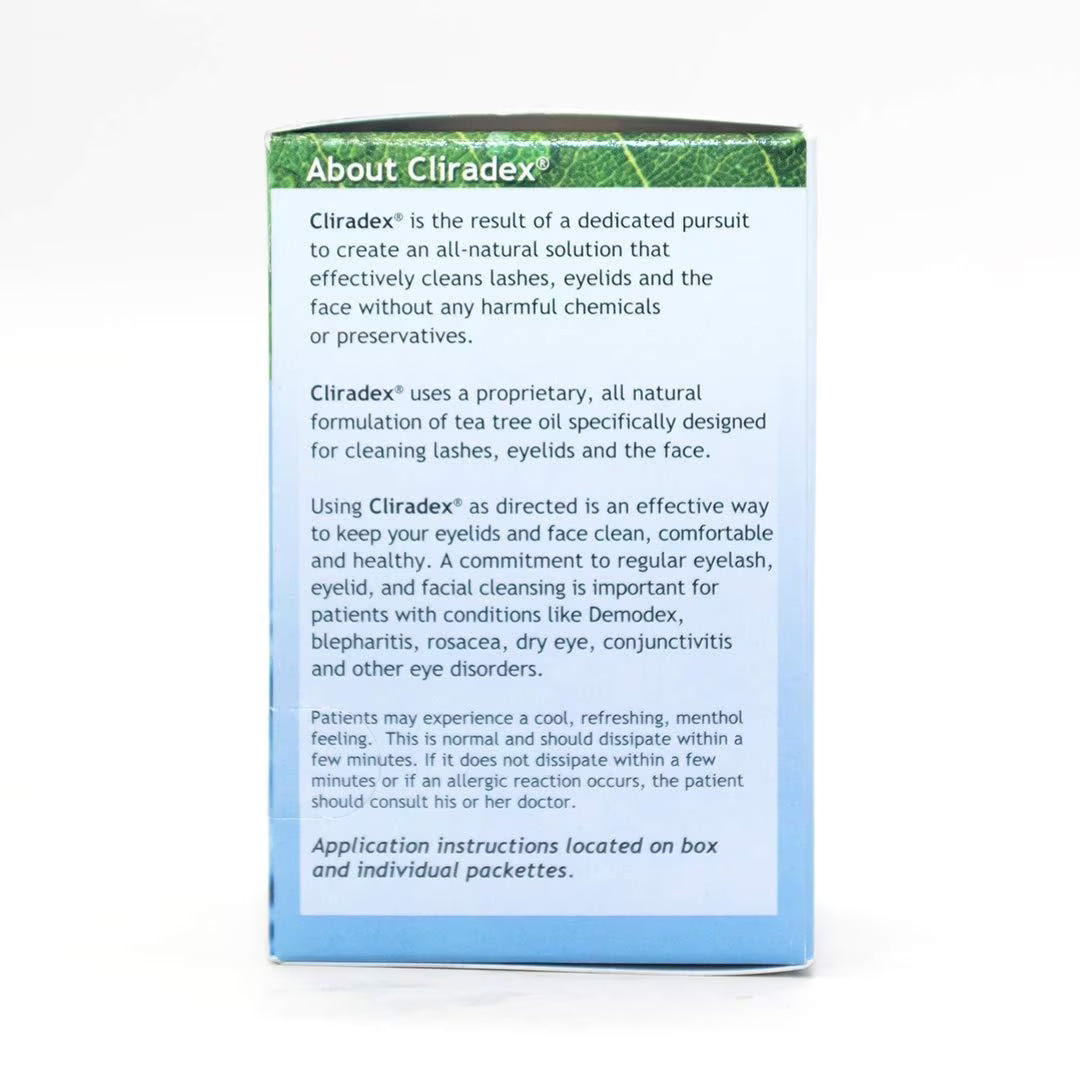 Cliradex Naturally Fresh, Healthy Eyes Cleansing Towelettes (24pk)