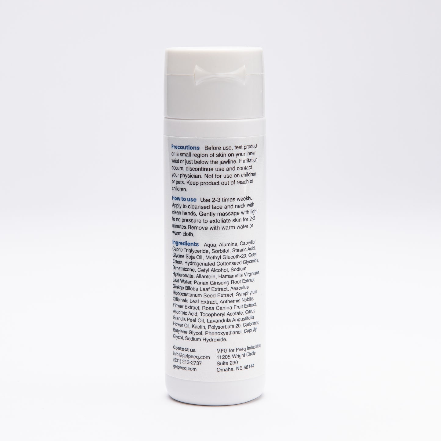 Peeq Microdermabrasion Cream, 3.3 oz