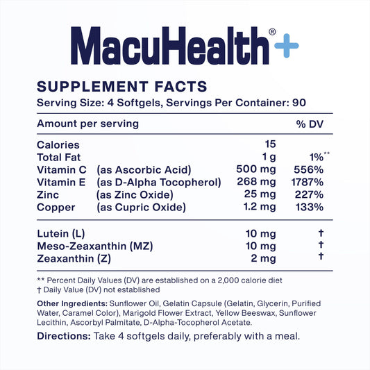 MacuHealth DM Daily Metabolic Supplement (180ct)