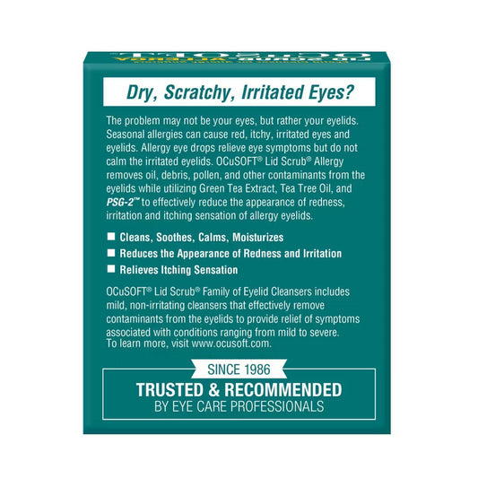 OCuSOFT Lid Scrub Allergy