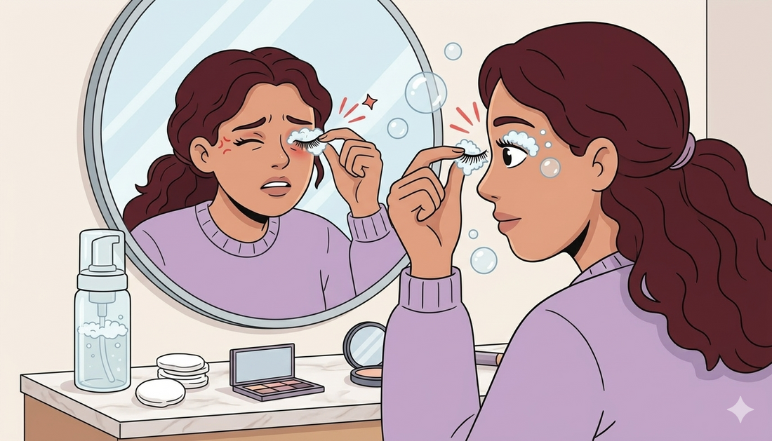 How to Properly Clean Your Eyelids After Wearing False Lashes