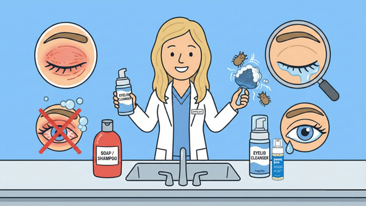 Eyelid Cleansers, No Baby Shampoo