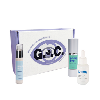 Custom Cosmetics Box (Gillette Optometric Clinic)