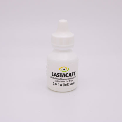 Lastacaft Allery Relief bottle on a white background