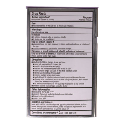 Lumify PF Facts Label on white background
