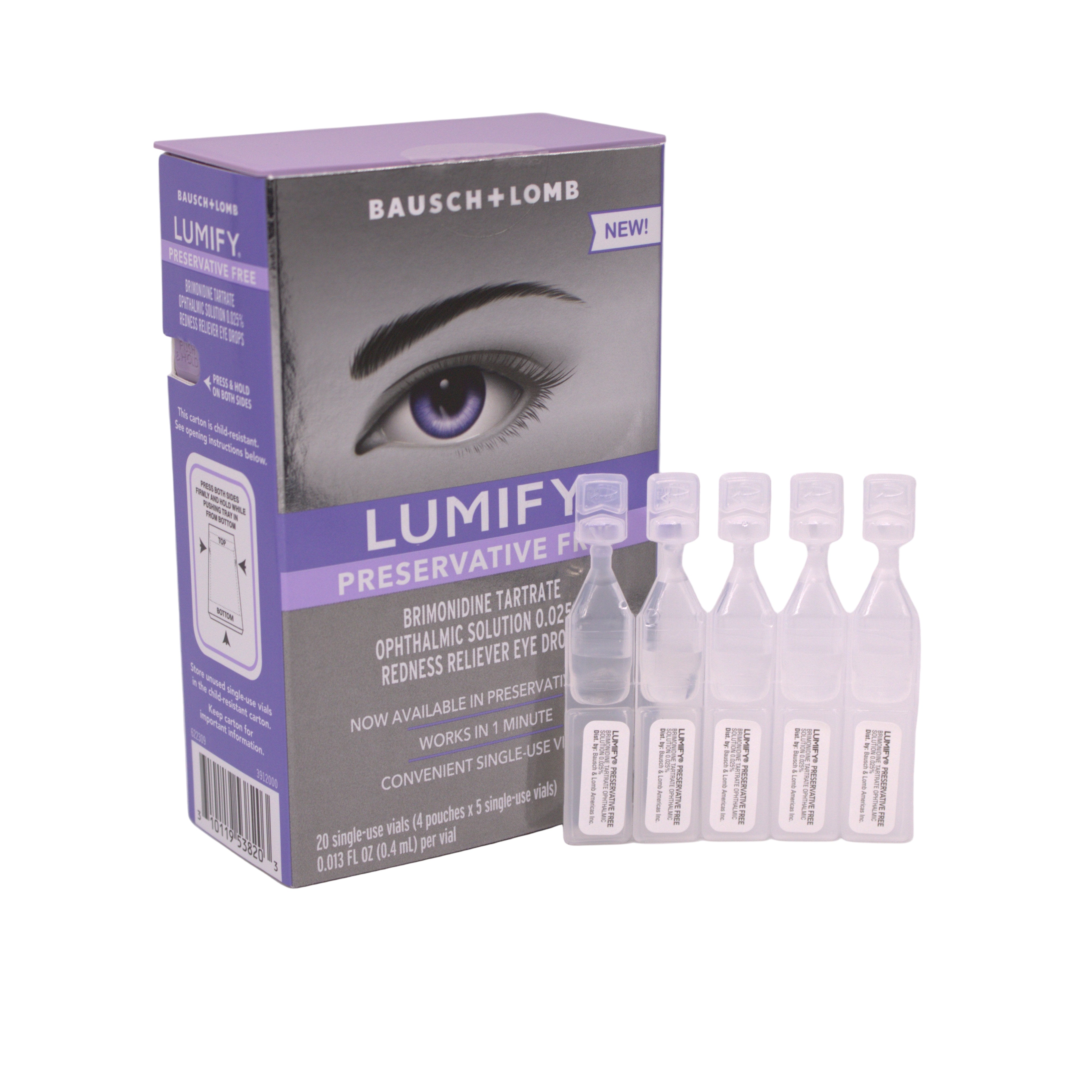 Lumify Preservative-Free (20 vials) – Peeq Pro