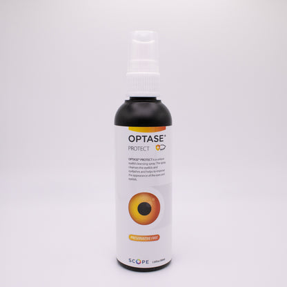 Optase protect Spray on a white background