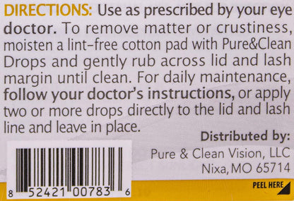 Pure&Clean Lid Prep Drops (1 oz)