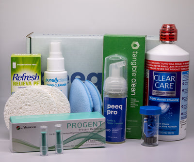 Peeq OrthoK Refresh box with products