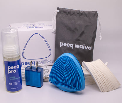 Peeq Waiva Eyelid Cleaning System, all products only