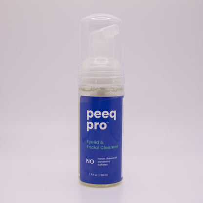 Peeq Pro Foaming Eyelid and Facial Cleanser