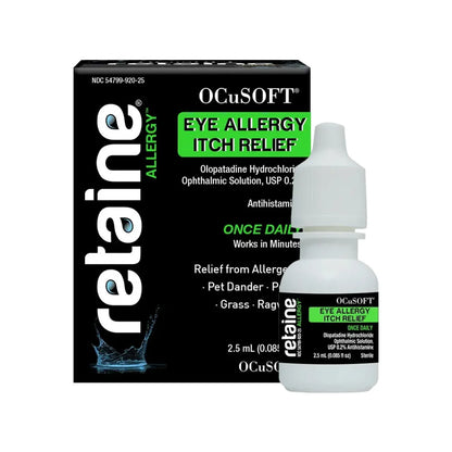 Retaine Allergy Eye Drops — Once Daily Relief for Eye Allergy Itch (2.5mL)