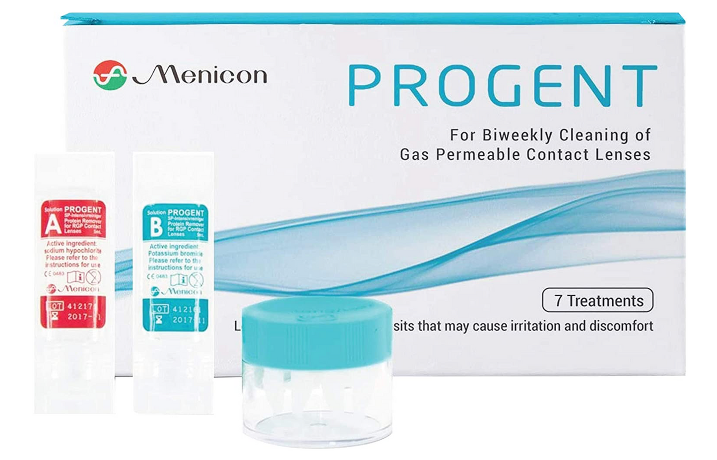 Menicon Progent Protein Remover, 1 Treatment