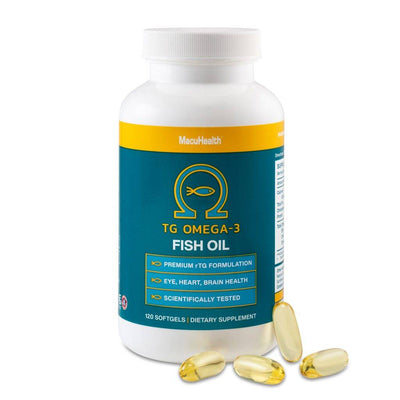 MacuHealth TG Omega 3 Fish Oil (120 Softgels)