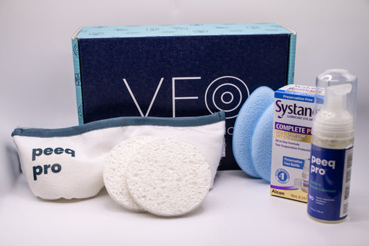 VEO Custom Dry Eye box with all products
