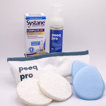 VEO Custom Dry Eye box all products on a white background