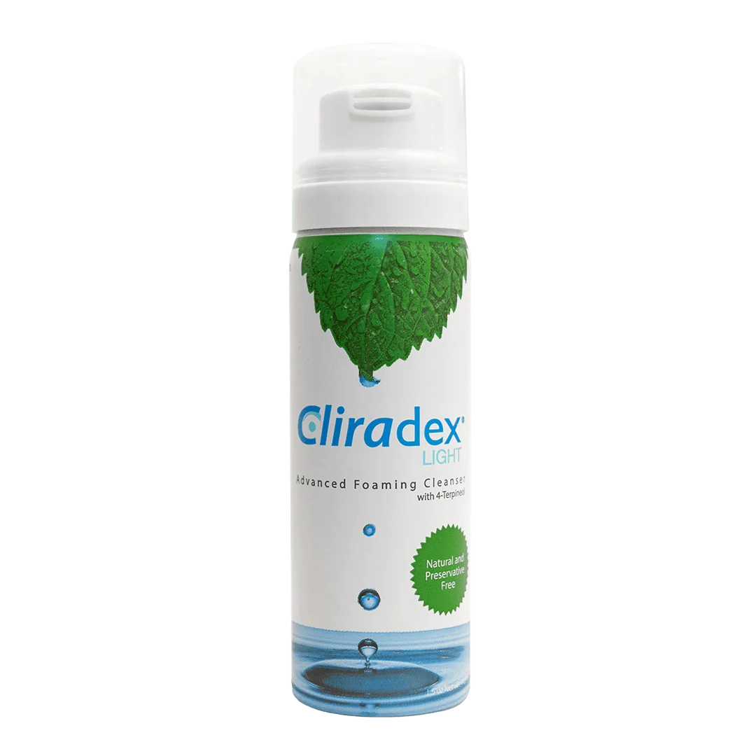 Cliradex Light Foam — Tea Tree Oil Foaming Eyelash & Eyelid Cleanser (1.5oz)
