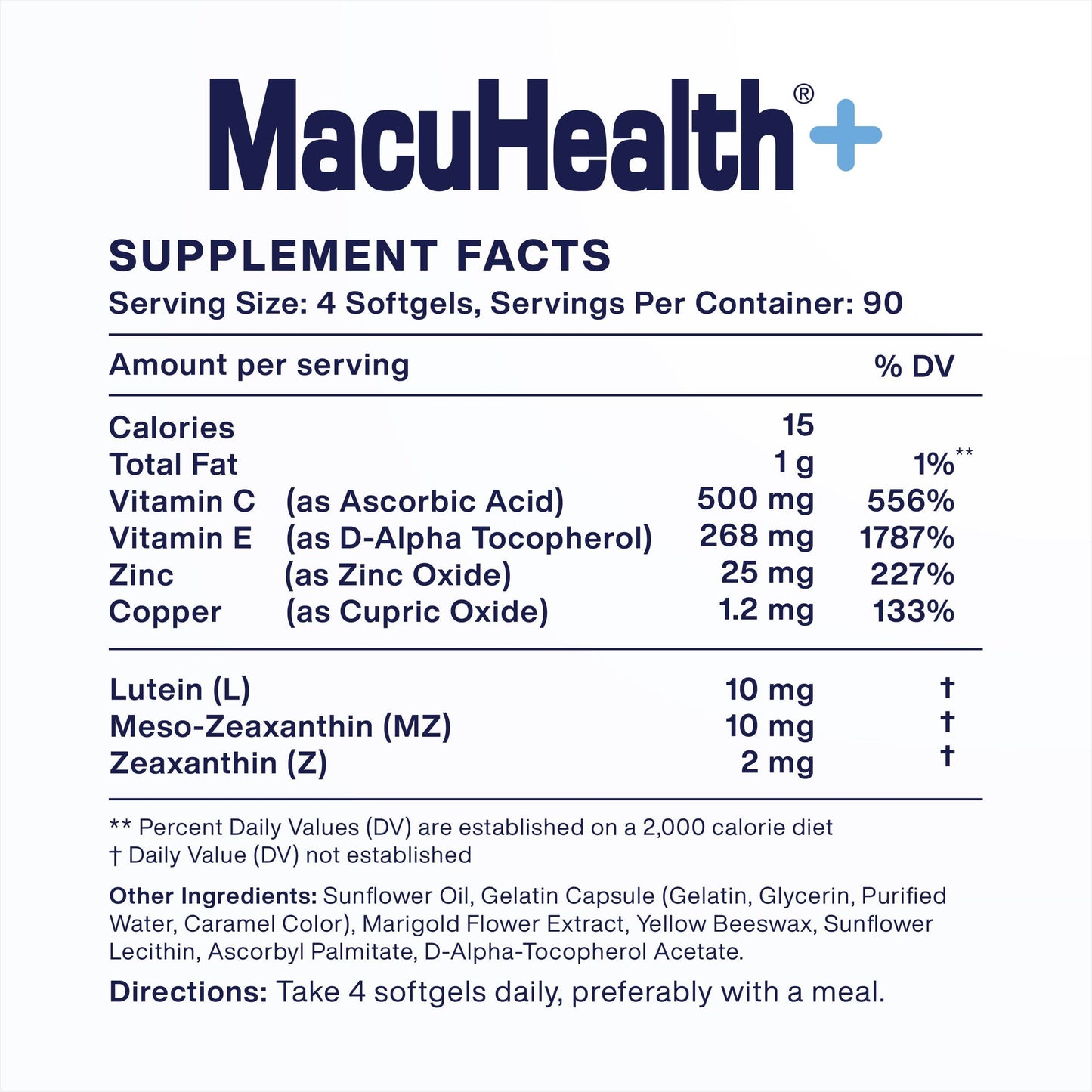 MacuHealth DM Daily Metabolic Supplement (180ct)