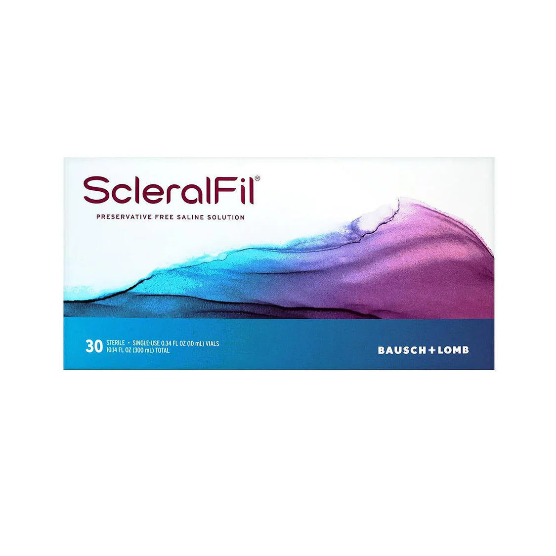 ScleralFil 10mL Preservative-free Saline Solution (30 vials)