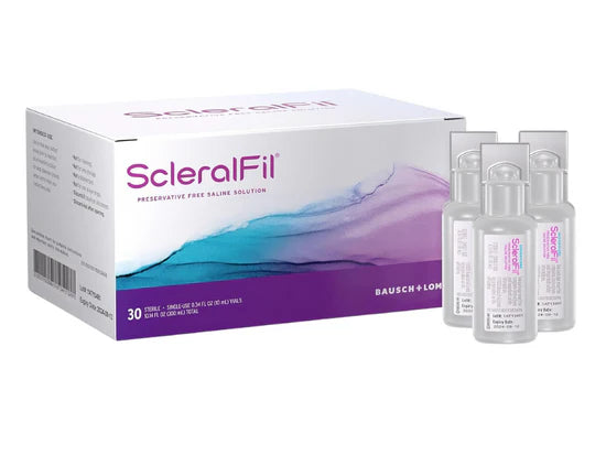 ScleralFil 10mL Preservative-free Saline Solution (30 vials)